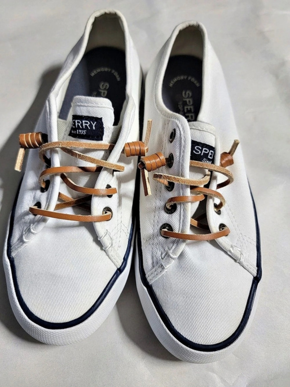 Sperry Crest Vibe Canvas Sneaker White
